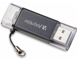 Externe Harde Schijf - Opslagstation Gegevens - Bestanden Opslaan - USB 3.0 Interface - 64 GB - Grijs