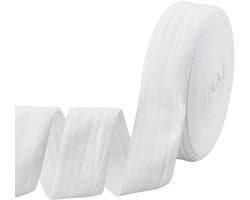 45m/Roll Katoenen Band 50mm Breed Witte Haringbone Katoenen Linten voor Decoratie, Verpakking, Geschenken en DIY Creaties