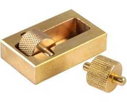 Leren applicatorroller voor knutselen met extra rol - Perfect voor leerbewerking en ambachtelijke projecten