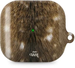 xoxo Wildhearts hoesje geschikt voor AirPods 4 - Bambi Bliss - Ook als telefoonhoesje verkrijgbaar - schokbestendige case - koptelefoonhoes - Hoesje met dierenprint - Hert - Bruin — thumbnail 1