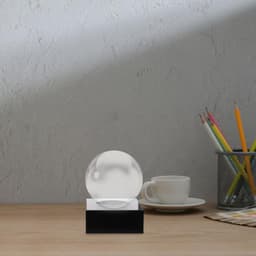 Stabiele en Retro Mini Ballenhouder van Hout voor Presentatie en Display van Ballen — thumbnail 2