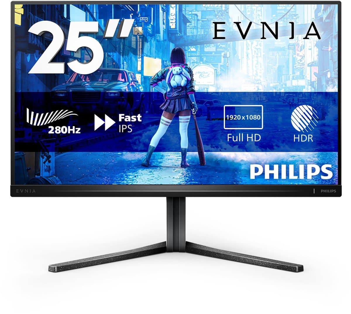 Philips Evnia 5000 series 25M2N5200P - Full HD IPS Gaming Monitor - 280hz - 0.5ms - 25 inch — afbeelding 1