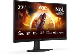 AOC C27G4ZXE - Full HD Curved Gaming Monitor - 0.3 ms - 280hz - 27 inch — thumbnail 8