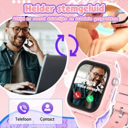 Vashoy T53-Kinderhorloge-Nieuwe smartwatches voor kinderen met GPS-videogesprek-SOS-Leermodus-App om te downloaden-Cadeaus voor kinderen van 5 tot 16 jaar — thumbnail 5