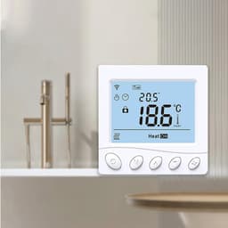 Slimme Vloerverwarming Thermostaat - App Bediening - Energie Besparen - Spraakgestuurd - 10 x 10 x 6 cm - Wit — thumbnail 5