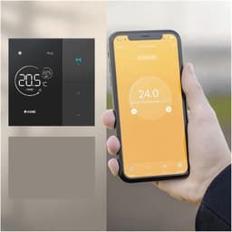 Digitale Thermostaat - Slimme Regelaar - Comfort Regelen - Wekelijks Programmeerbaar - 86x86mm - Wit — thumbnail 3