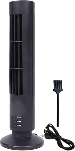 Staande Ventilator - Bladloze Toren - Thuis Koelen - Stille Werking - 10.8 x 11 x 10.8 cm - Zwart — thumbnail 5