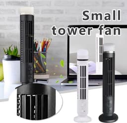 Stille Torenventilator USB Aangedreven met Lichte Functie - Ideaal voor Bureau en Slaapkamer — thumbnail 1