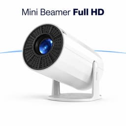 Ryoudavell - Mini Beamer 1080P Full HD Projector - 4K-Ondersteuning - 3000 Lumen - WiFi & Bluetooth - Ingebouwde Speakers - Draagbare Thuisbioscoop - Autofocus — thumbnail 1