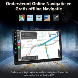Junsun Android 15 Draadloze CarPlay Andriod Auto Autoradio Geschikt Voor Toyota Aygo Peugeot 107 Citroen C1 - Bluetooth - Achteruitrijcamera - GPS Navigatie - Plug & Play - 10-inch Touchscreen - WiFi - SWC - Octa-core processor — thumbnail 3