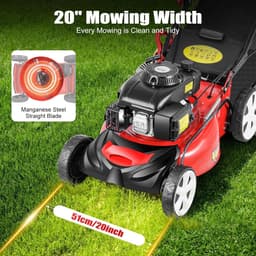 Solidchoice - Benzine Grasmaaier met 51 cm Snijbreedte — thumbnail 4