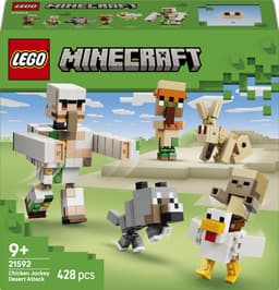 LEGO Minecraft Kipberijder Woestijnaanval Speelgoed voor Kinderen met Personages 21592 — thumbnail 1