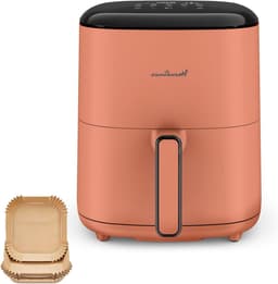 Airfryer - Heteluchtfriteuse - Gezond Koken - 10 Programma's - 5 Liter - Terracotta — thumbnail 1