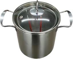 Friteuse Roestvrij Staal - Keukenpan met mand - Diverse Gerechten Frituren - Efficiënte Warmteverdeling - 3.5 Liter Inhoud — thumbnail 2