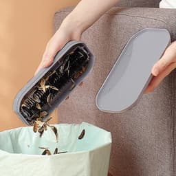 Tafelkruimelaar - Kruimelborstel - Snel Opruimen - Ergonomische Greep - 19.8 cm - Grijs — thumbnail 5