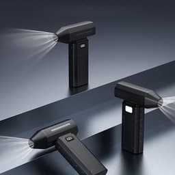 Draadloze Stofblazer - Elektrische Lucht - Apparaten Reinigen - 6000mAh Batterij - 15.6x11.6x4.2cm - Zwart — thumbnail 2