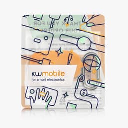 kwmobile cover voor oordopjes case - geschikt voor JBL Wave Flex / Wave Flex 2 - Trendy beschermhoes draadloze oordopjes in oranje — thumbnail 4
