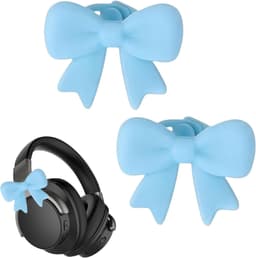 Hoofdtelefoondecoratie - Hoofdtelefoon accessoire - Persoonlijke Stijl - Zacht Siliconen Materiaal - 6x3x2 cm - Blauw — thumbnail 5