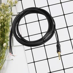 Vt products - Koptelefoon audio kabel - 1,5 m - DIY vervangingskabel - 3,5 mm - Hoogwaardige kwaliteit - Geschikt voor hoofdtelefoons - 4-polige aansl — thumbnail 3