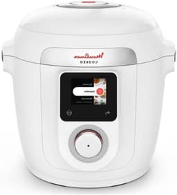 Slimme Multicooker - Elektrische Pan - Gezonde Maaltijden - App Bediening - 6 Liter - Wit — thumbnail 1