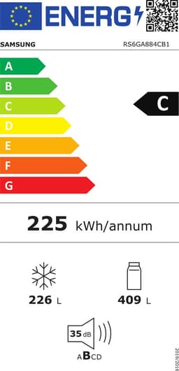 Samsung RS6GA884CB1 amerikaanse koelkast Vrijstaand 635 l Zwart — thumbnail 2
