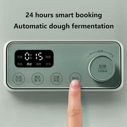 Elektrische Deegmixer - Kneedmachine Huishoudelijk - Bakken Thuis - Constante Temperatuur - 5L Capaciteit - Groen — thumbnail 2
