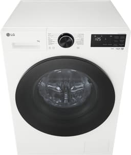 LG F4X5009TWB wasmachine 9 kg met AI DD voor betere stofverzorging, TurboWash360˚ voor snel en grondig wassen in ca. 39 min, Steam verwijdert allergenen en bacteriën, ThinQ slimme bediening en stille, duurzame Inverter Direct Drive. Energieklasse A — thumbnail 1