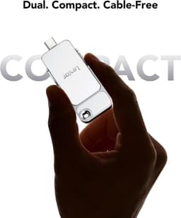 Externe SSD - Draagbare Opslag - Snelle Data Overdracht - Dubbele Connectoren - 1TB Capaciteit - Zilver — thumbnail 5