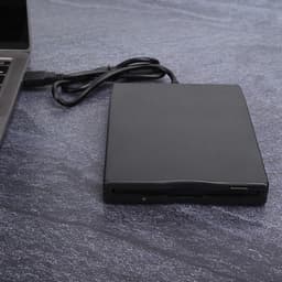Externe Floppy Drive - 3.5 Inch Lezer - Data Overzetten - Ultra Dun Licht - 3.5 inch - Zwart — thumbnail 2