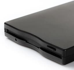 Externe Floppy Drive - FDD Lezer - Data Opslag - Plug and Play - 9cm 1.44MB - Zwart — thumbnail 2