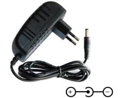 Netvoeding Adapter - Stroomvoorziening Oplader - Harddisk Voeden - Externe Voeding - 120 cm - Zwart