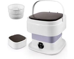 Mini Wasmachine met Centrifuge - Voor Kleine Wasgoed - Meerdere Programma's - huishoudapparaat