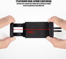Zelfontspanner Borsthouder voor Smartphone, Universele Clip voor Actiefoto's en Video's met 2.2-3.3 inch Bevestiging — thumbnail 4