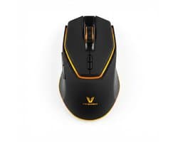Volkano Gaming Phoenix - Gaming muis - Draadloze muis - Bluetooth - 2.4 Ghz - RGB - 4.800 DPI - 7 Knoppen - Zwart