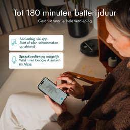 Bloomfold Robotstofzuiger met Dweilfunctie & Leegstation - 19.000Pa Zuigkracht – LiDAR Navigatie - 180 minuten - Slimme AI Robot Stofzuiger - Geschikt voor Huisdierhaar — thumbnail 2