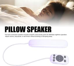 Kussenluidspreker Om Te Slapen, Draadloze Bluetooth 5.4 Mini-luidspreker Onder Kussen Witte Ruisgenerator met 36 Geluiden 3 Automatische Uitschakeltimer, voor Zijlichte Slapers (PURPLE) — thumbnail 3