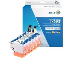 Ink Cartridges 202XL - Printer Inkt Navulling - Vivid Printen - Hoge Capaciteit - 5 Stuks - Multicolor