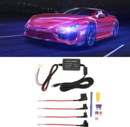 Dailygoods - Dailygoody - Dash Cam Hardwire Kit - Laagspanningsbeveiliging - Ideaal voor GPS - 12V naar 5V - 3,2M Kabel - Geschikt voor Auto's — thumbnail 4
