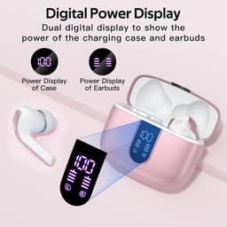 Draadloze hoofdtelefoon met microfoon en touchbediening Roze — thumbnail 5