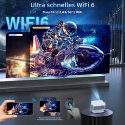 Mini beamer - Projector - Beamerscherm - Projectiescherm - Outdoor & Indoor Projector - — thumbnail 5