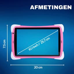 Balou ChildTab XL Kindertablet 10.1 inch met bluetooth koptelefoon - Roze of Blauw - 128GB (64GB+64GB) + 4GB RAM - Inclusief Gratis Screenprotector en 64GB SD-kaart - Ouderlijk Toezicht & Lange Batterijduur — thumbnail 5