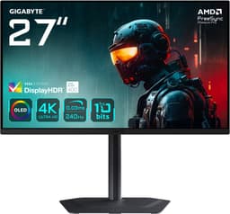 GIGABYTE MO27U2 - 4K Ultra HD QD-OLED Gaming Monitor - 240hz - 27 inch — thumbnail 1