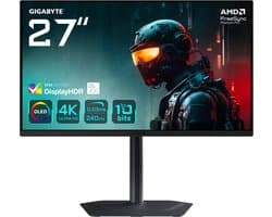 GIGABYTE MO27U2 - 4K Ultra HD QD-OLED Gaming Monitor - 240hz - 27 inch