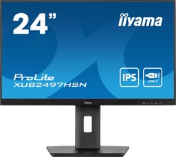 iiyama ProLite XUB2497HSN-B2 - 24 inch - Full HD - IPS - USB-Hub (5x) - USB-C Dock — thumbnail 1