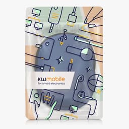 kwmobile hoes geschikt voor JBL Tune 600 / 500BT / 510BT / 450 - 21,5 x 16 cm - Beschermhoes voor headset in donkerblauw - Van neopreen — thumbnail 4