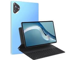 Pad 9 Pro 10.1 Inch 2K Volledig Scherm 16GB+512GB Snapdragon 8 Gen2 Android 24mp + 48Mp High-Performance Tablet - Blauw + Toetsenbord