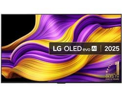 LG G5 OLED55G54LW - 55 inch - 4K OLED Evo Max - 2025 - Inclusief muurbeugel - Smart TV