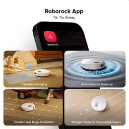 Roborock Q10 S5 Robotstofzuiger– 10000 Pa Zuigkracht–Dubbele Anti-klitfunctie–VibraRise 2.0-Systeem– 8 mm Dweillift– PreciSense LiDAR-navigatie–Obstakelvermijding– APP–Wit — thumbnail 3
