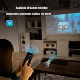 Levo® Mini beamers - Projector - Mini beamer - Wit - 20cm x 11cm x 11cm — thumbnail 2