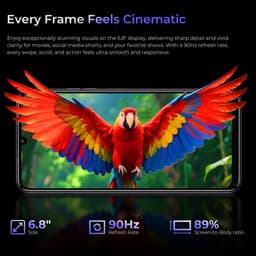 OUKITEL C6 Smartphone 5G-24GB RAM-256GB ROM-6.8 inch HD-50 MP camera-Android15 — thumbnail 2